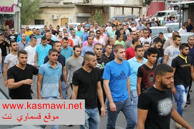 كفرقرع : جماهير غفيرة في وداع الشاب رضا محمد عثامنة 